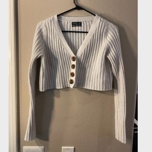 Urban Outfitters white cropped cardigan xs